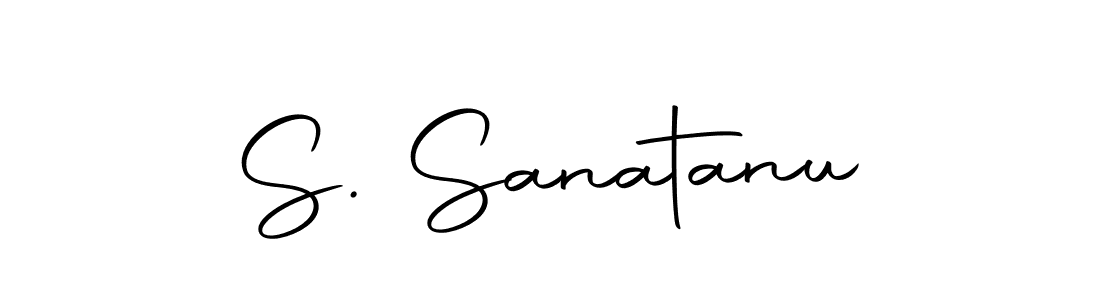 Make a beautiful signature design for name S. Sanatanu. With this signature (Autography-DOLnW) style, you can create a handwritten signature for free. S. Sanatanu signature style 10 images and pictures png