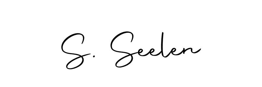 The best way (Autography-DOLnW) to make a short signature is to pick only two or three words in your name. The name S. Seelen include a total of six letters. For converting this name. S. Seelen signature style 10 images and pictures png