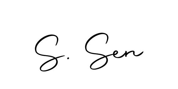 Make a beautiful signature design for name S. Sen. Use this online signature maker to create a handwritten signature for free. S. Sen signature style 10 images and pictures png