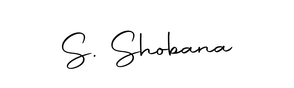 Design your own signature with our free online signature maker. With this signature software, you can create a handwritten (Autography-DOLnW) signature for name S. Shobana. S. Shobana signature style 10 images and pictures png