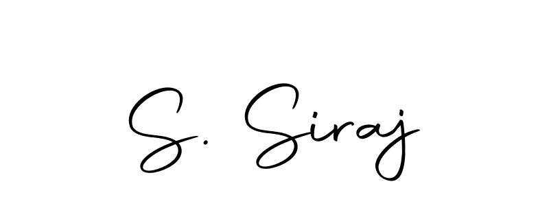 This is the best signature style for the S. Siraj name. Also you like these signature font (Autography-DOLnW). Mix name signature. S. Siraj signature style 10 images and pictures png