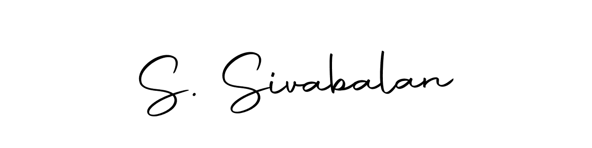 How to make S. Sivabalan name signature. Use Autography-DOLnW style for creating short signs online. This is the latest handwritten sign. S. Sivabalan signature style 10 images and pictures png