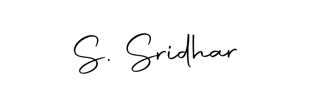 This is the best signature style for the S. Sridhar name. Also you like these signature font (Autography-DOLnW). Mix name signature. S. Sridhar signature style 10 images and pictures png