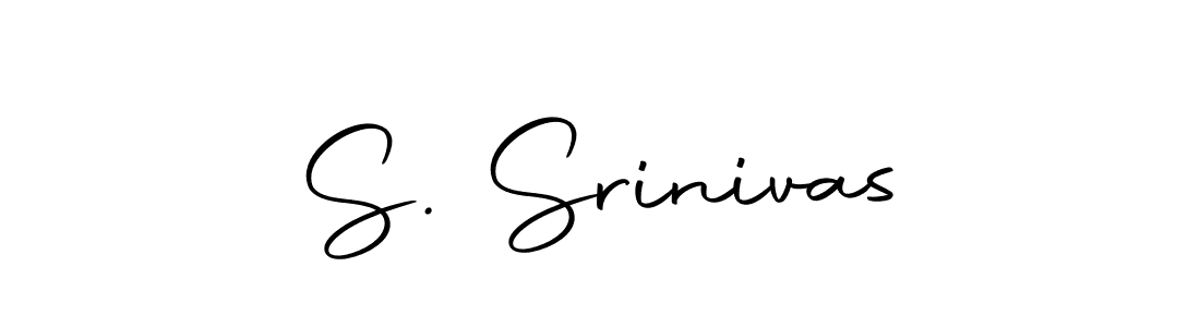 Make a beautiful signature design for name S. Srinivas. With this signature (Autography-DOLnW) style, you can create a handwritten signature for free. S. Srinivas signature style 10 images and pictures png
