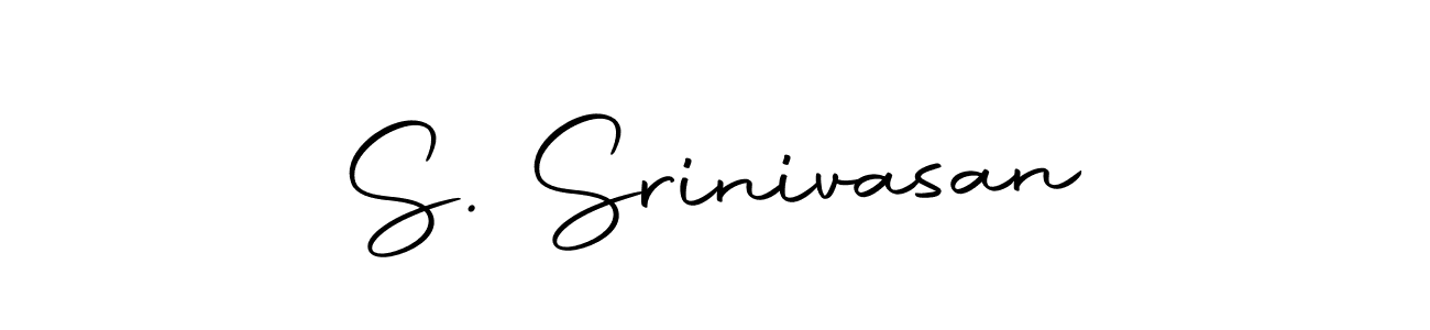 Design your own signature with our free online signature maker. With this signature software, you can create a handwritten (Autography-DOLnW) signature for name S. Srinivasan. S. Srinivasan signature style 10 images and pictures png
