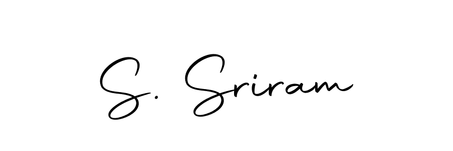 How to make S. Sriram signature? Autography-DOLnW is a professional autograph style. Create handwritten signature for S. Sriram name. S. Sriram signature style 10 images and pictures png