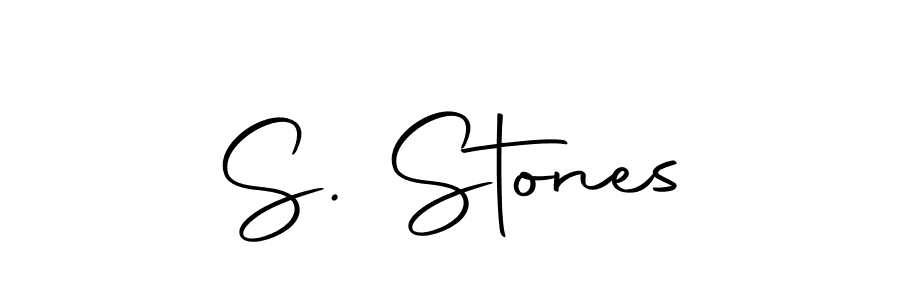 Design your own signature with our free online signature maker. With this signature software, you can create a handwritten (Autography-DOLnW) signature for name S. Stones. S. Stones signature style 10 images and pictures png