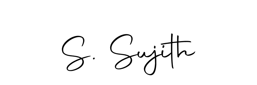 Make a beautiful signature design for name S. Sujith. With this signature (Autography-DOLnW) style, you can create a handwritten signature for free. S. Sujith signature style 10 images and pictures png