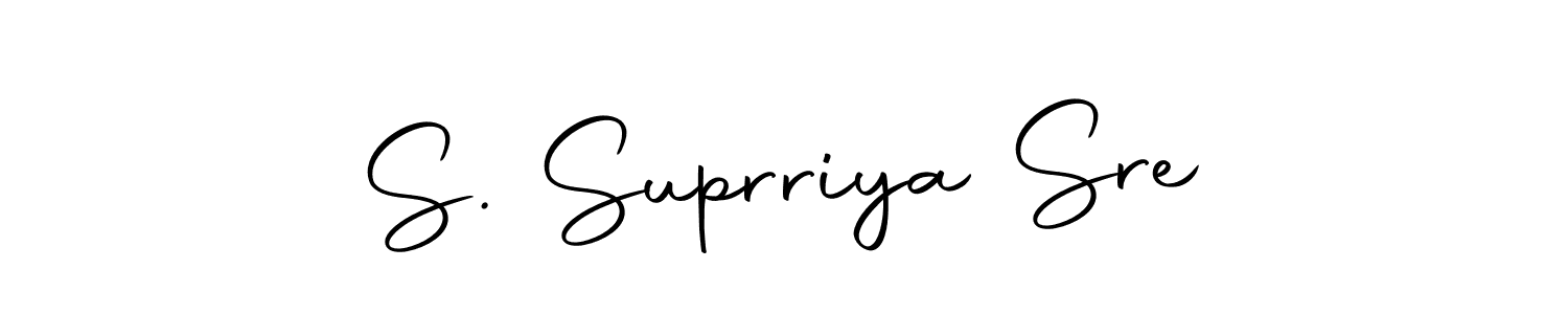 if you are searching for the best signature style for your name S. Suprriya Sre. so please give up your signature search. here we have designed multiple signature styles  using Autography-DOLnW. S. Suprriya Sre signature style 10 images and pictures png