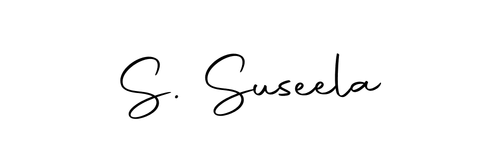 Design your own signature with our free online signature maker. With this signature software, you can create a handwritten (Autography-DOLnW) signature for name S. Suseela. S. Suseela signature style 10 images and pictures png