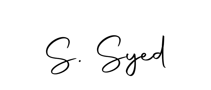 Make a beautiful signature design for name S. Syed. Use this online signature maker to create a handwritten signature for free. S. Syed signature style 10 images and pictures png