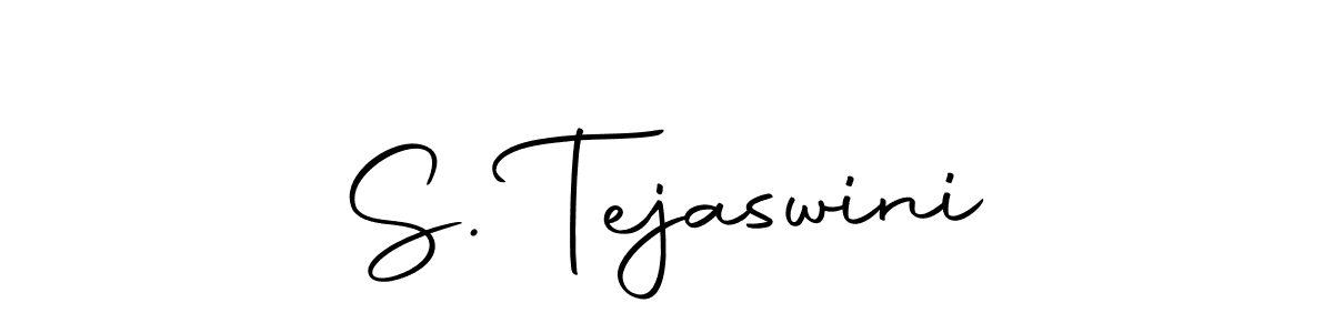 How to make S. Tejaswini name signature. Use Autography-DOLnW style for creating short signs online. This is the latest handwritten sign. S. Tejaswini signature style 10 images and pictures png