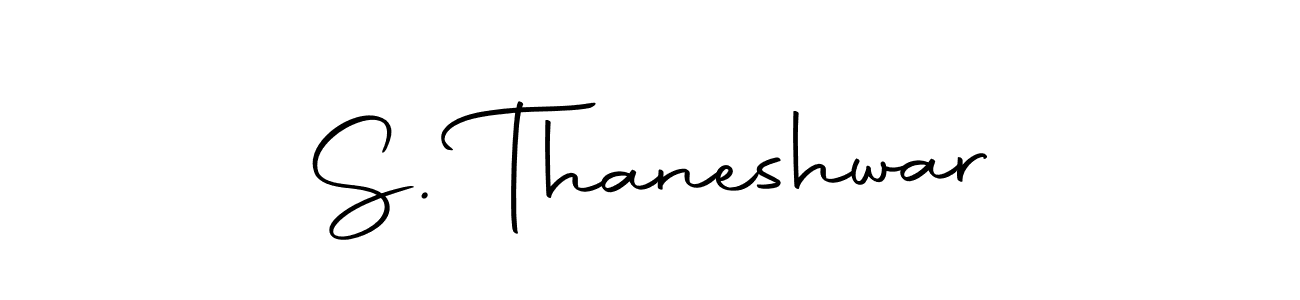 Also we have S. Thaneshwar name is the best signature style. Create professional handwritten signature collection using Autography-DOLnW autograph style. S. Thaneshwar signature style 10 images and pictures png