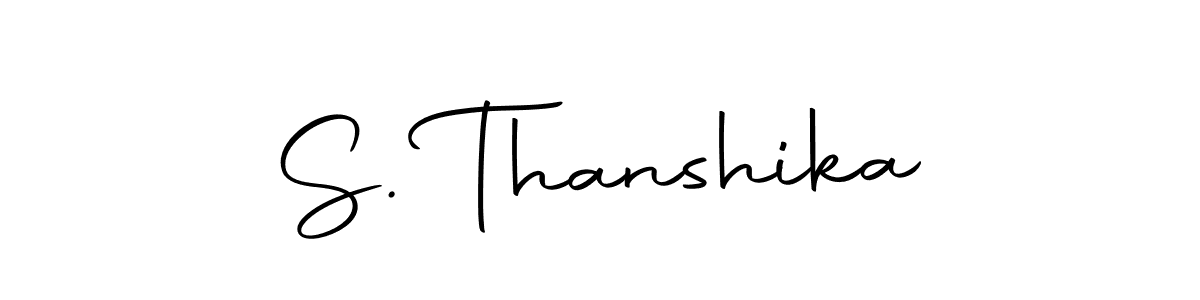 Also You can easily find your signature by using the search form. We will create S. Thanshika name handwritten signature images for you free of cost using Autography-DOLnW sign style. S. Thanshika signature style 10 images and pictures png