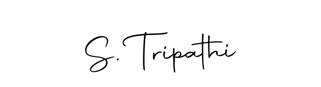 Design your own signature with our free online signature maker. With this signature software, you can create a handwritten (Autography-DOLnW) signature for name S. Tripathi. S. Tripathi signature style 10 images and pictures png