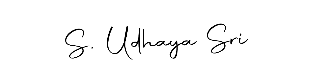 Create a beautiful signature design for name S. Udhaya Sri. With this signature (Autography-DOLnW) fonts, you can make a handwritten signature for free. S. Udhaya Sri signature style 10 images and pictures png