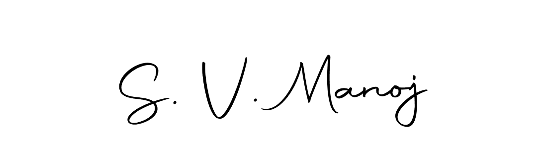 Check out images of Autograph of S. V. Manoj name. Actor S. V. Manoj Signature Style. Autography-DOLnW is a professional sign style online. S. V. Manoj signature style 10 images and pictures png