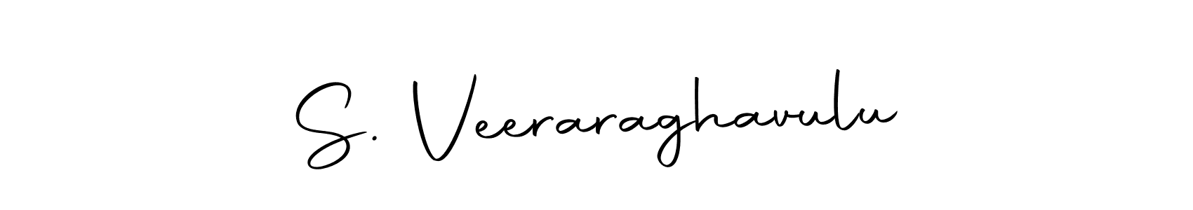 Make a beautiful signature design for name S. Veeraraghavulu. With this signature (Autography-DOLnW) style, you can create a handwritten signature for free. S. Veeraraghavulu signature style 10 images and pictures png