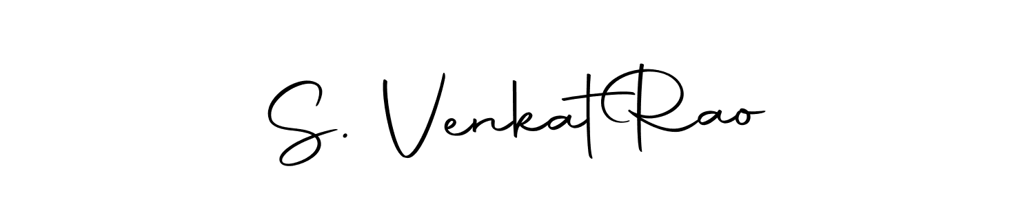 How to make S. Venkat   Rao name signature. Use Autography-DOLnW style for creating short signs online. This is the latest handwritten sign. S. Venkat   Rao signature style 10 images and pictures png