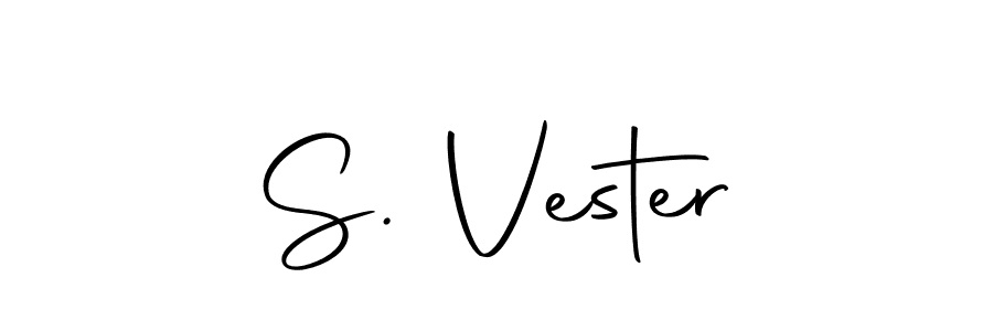 This is the best signature style for the S. Vester name. Also you like these signature font (Autography-DOLnW). Mix name signature. S. Vester signature style 10 images and pictures png