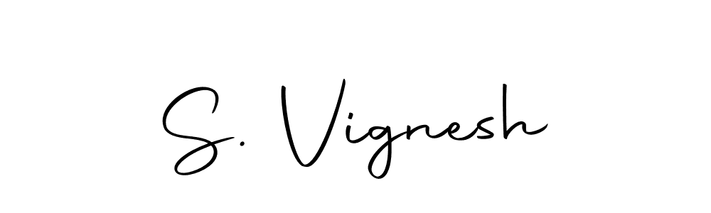 Design your own signature with our free online signature maker. With this signature software, you can create a handwritten (Autography-DOLnW) signature for name S. Vignesh. S. Vignesh signature style 10 images and pictures png