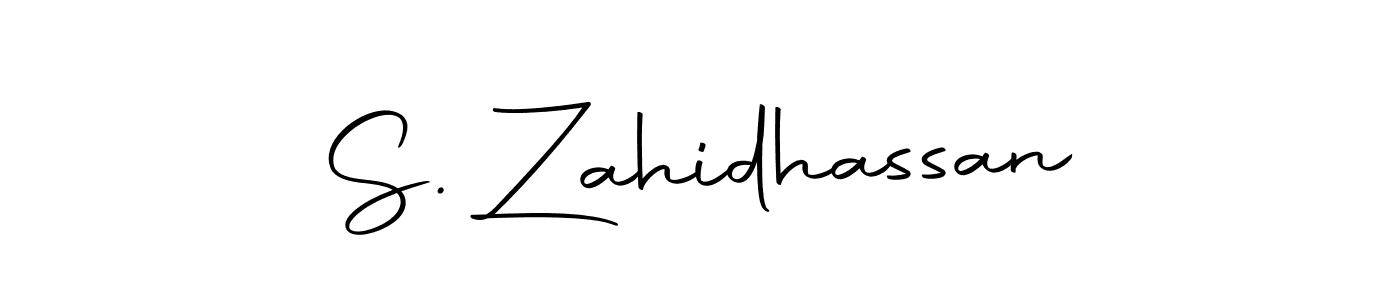 Also we have S. Zahidhassan name is the best signature style. Create professional handwritten signature collection using Autography-DOLnW autograph style. S. Zahidhassan signature style 10 images and pictures png