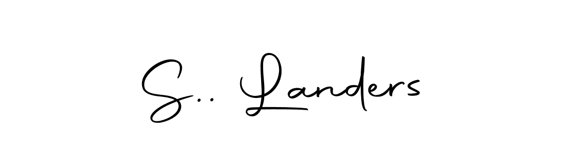 Autography-DOLnW is a professional signature style that is perfect for those who want to add a touch of class to their signature. It is also a great choice for those who want to make their signature more unique. Get S.. Landers name to fancy signature for free. S.. Landers signature style 10 images and pictures png