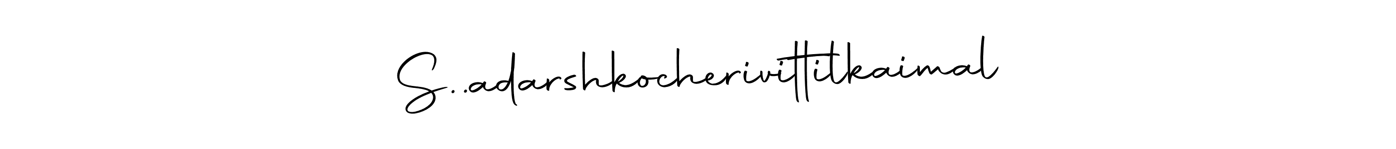 S..adarshkocherivittilkaimal stylish signature style. Best Handwritten Sign (Autography-DOLnW) for my name. Handwritten Signature Collection Ideas for my name S..adarshkocherivittilkaimal. S..adarshkocherivittilkaimal signature style 10 images and pictures png