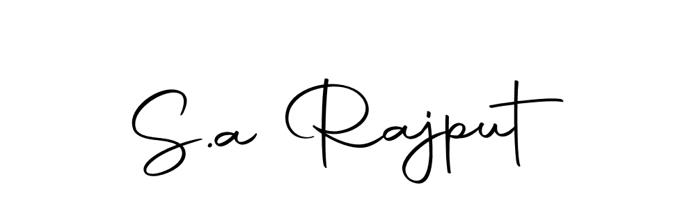 You should practise on your own different ways (Autography-DOLnW) to write your name (S.a Rajput) in signature. don't let someone else do it for you. S.a Rajput signature style 10 images and pictures png