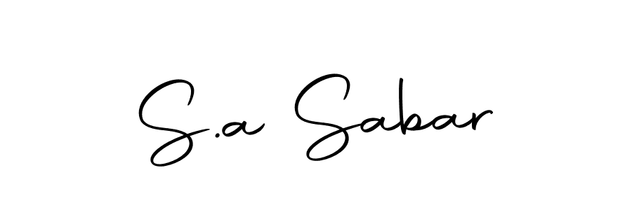 Similarly Autography-DOLnW is the best handwritten signature design. Signature creator online .You can use it as an online autograph creator for name S.a Sabar. S.a Sabar signature style 10 images and pictures png