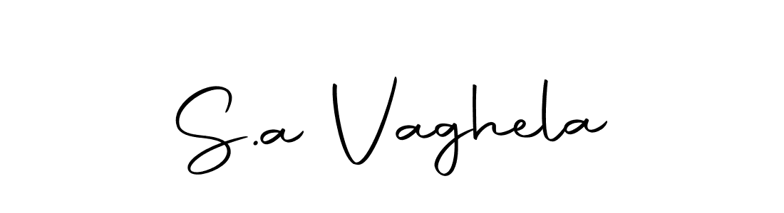 Make a beautiful signature design for name S.a Vaghela. Use this online signature maker to create a handwritten signature for free. S.a Vaghela signature style 10 images and pictures png