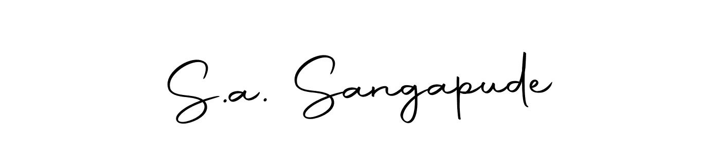 Autography-DOLnW is a professional signature style that is perfect for those who want to add a touch of class to their signature. It is also a great choice for those who want to make their signature more unique. Get S.a. Sangapude name to fancy signature for free. S.a. Sangapude signature style 10 images and pictures png