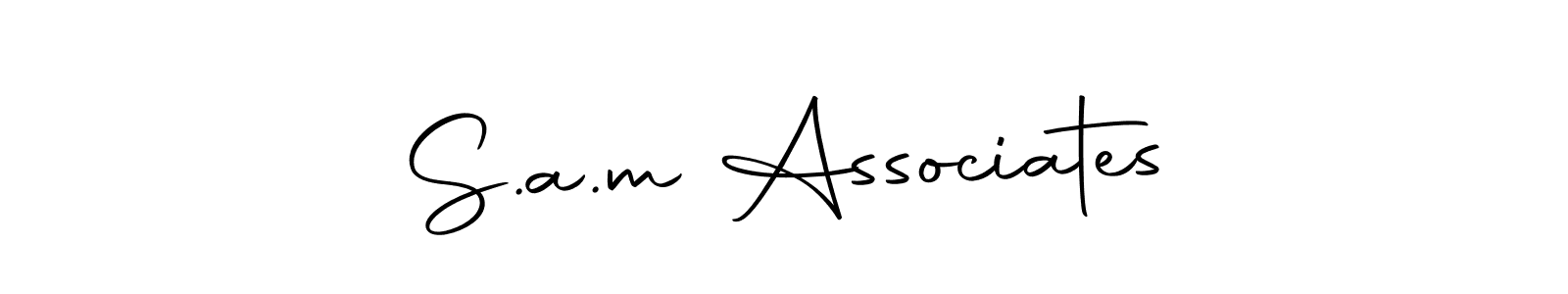 How to make S.a.m Associates signature? Autography-DOLnW is a professional autograph style. Create handwritten signature for S.a.m Associates name. S.a.m Associates signature style 10 images and pictures png