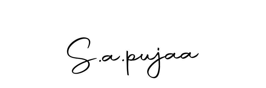 Make a beautiful signature design for name S.a.pujaa. With this signature (Autography-DOLnW) style, you can create a handwritten signature for free. S.a.pujaa signature style 10 images and pictures png