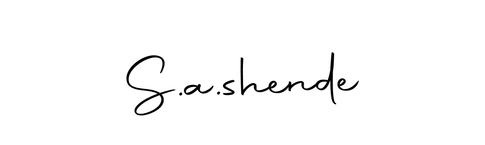 Here are the top 10 professional signature styles for the name S.a.shende. These are the best autograph styles you can use for your name. S.a.shende signature style 10 images and pictures png