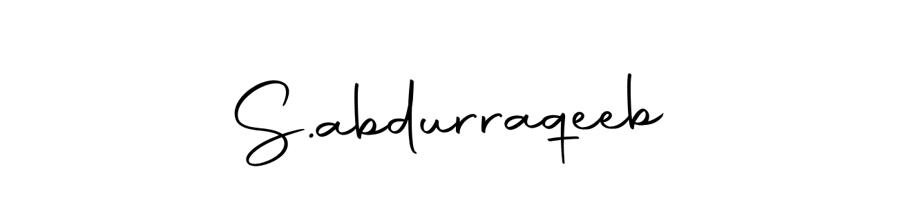 You can use this online signature creator to create a handwritten signature for the name S.abdurraqeeb. This is the best online autograph maker. S.abdurraqeeb signature style 10 images and pictures png