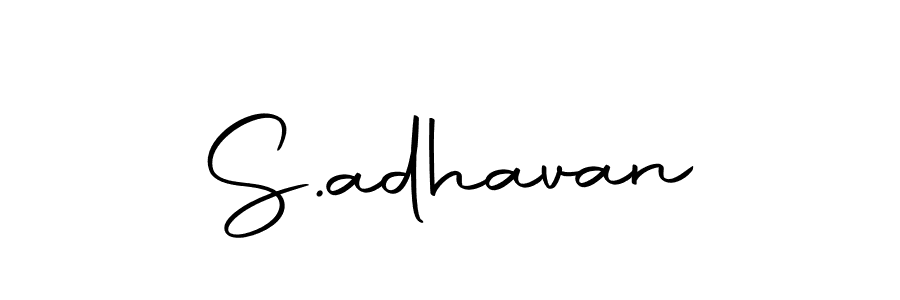 if you are searching for the best signature style for your name S.adhavan. so please give up your signature search. here we have designed multiple signature styles  using Autography-DOLnW. S.adhavan signature style 10 images and pictures png