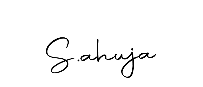 Make a beautiful signature design for name S.ahuja. Use this online signature maker to create a handwritten signature for free. S.ahuja signature style 10 images and pictures png