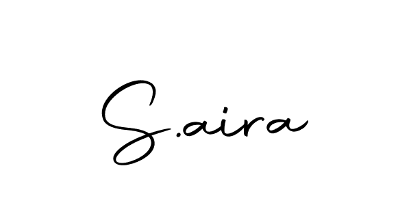Use a signature maker to create a handwritten signature online. With this signature software, you can design (Autography-DOLnW) your own signature for name S.aira. S.aira signature style 10 images and pictures png