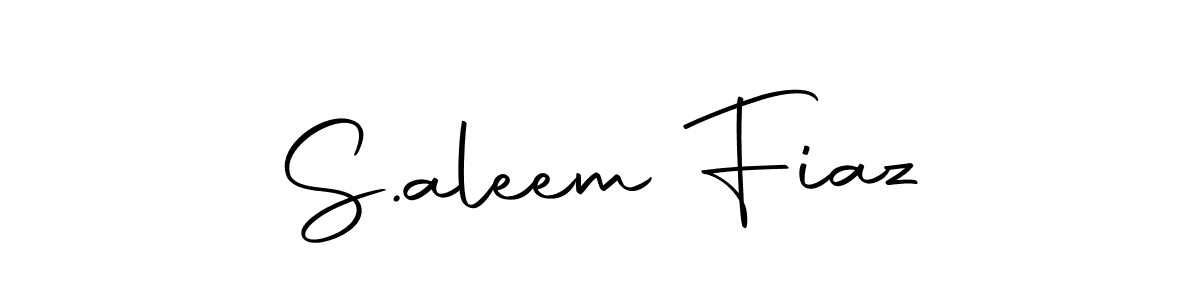 Use a signature maker to create a handwritten signature online. With this signature software, you can design (Autography-DOLnW) your own signature for name S.aleem Fiaz. S.aleem Fiaz signature style 10 images and pictures png