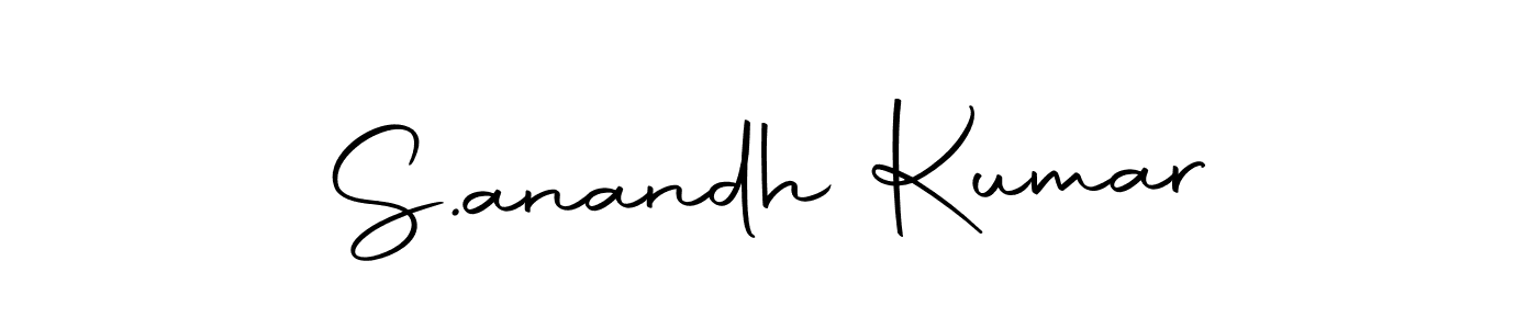 The best way (Autography-DOLnW) to make a short signature is to pick only two or three words in your name. The name S.anandh Kumar include a total of six letters. For converting this name. S.anandh Kumar signature style 10 images and pictures png