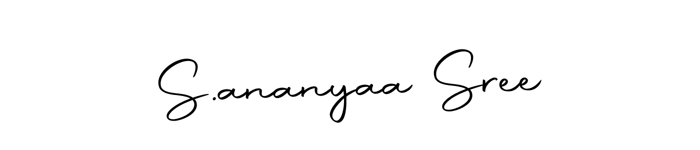 Similarly Autography-DOLnW is the best handwritten signature design. Signature creator online .You can use it as an online autograph creator for name S.ananyaa Sree. S.ananyaa Sree signature style 10 images and pictures png