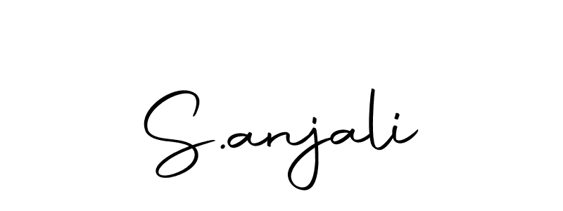 Make a beautiful signature design for name S.anjali. Use this online signature maker to create a handwritten signature for free. S.anjali signature style 10 images and pictures png