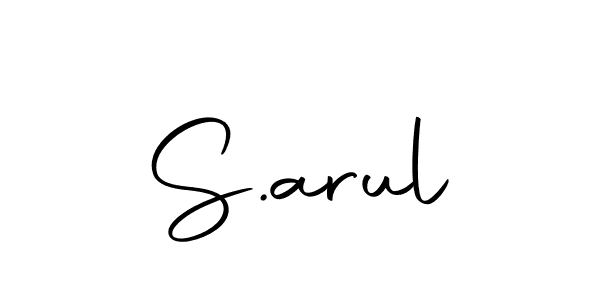 Use a signature maker to create a handwritten signature online. With this signature software, you can design (Autography-DOLnW) your own signature for name S.arul. S.arul signature style 10 images and pictures png