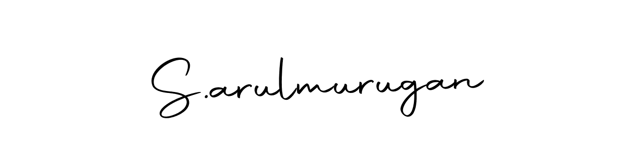 Design your own signature with our free online signature maker. With this signature software, you can create a handwritten (Autography-DOLnW) signature for name S.arulmurugan. S.arulmurugan signature style 10 images and pictures png
