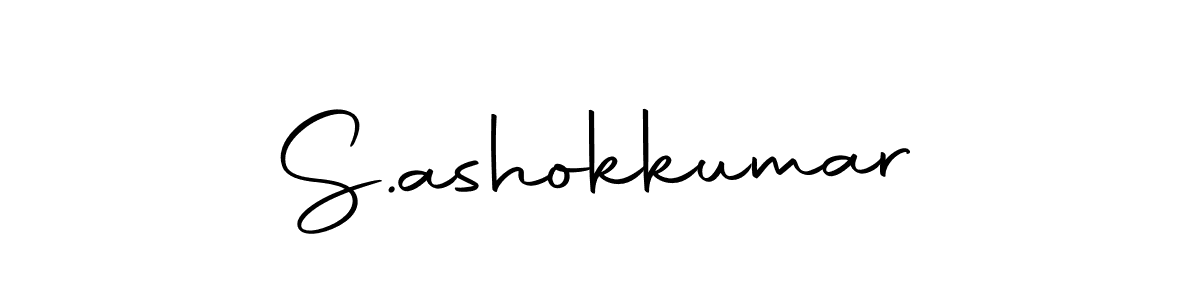 Make a short S.ashokkumar signature style. Manage your documents anywhere anytime using Autography-DOLnW. Create and add eSignatures, submit forms, share and send files easily. S.ashokkumar signature style 10 images and pictures png