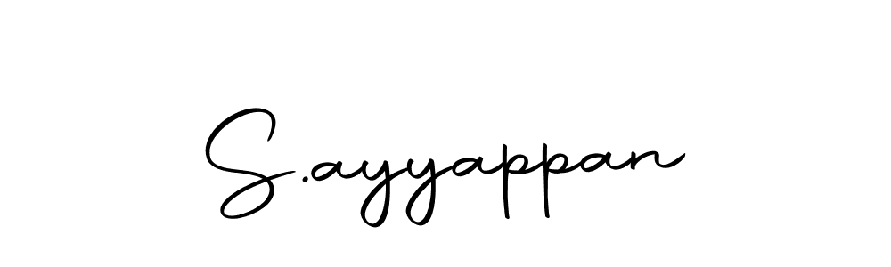 The best way (Autography-DOLnW) to make a short signature is to pick only two or three words in your name. The name S.ayyappan include a total of six letters. For converting this name. S.ayyappan signature style 10 images and pictures png