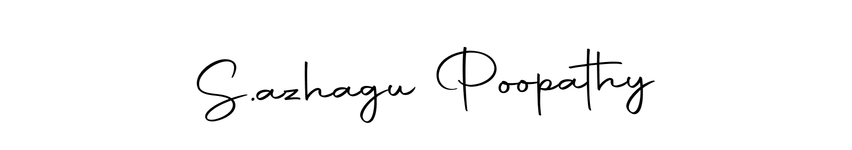 You should practise on your own different ways (Autography-DOLnW) to write your name (S.azhagu Poopathy) in signature. don't let someone else do it for you. S.azhagu Poopathy signature style 10 images and pictures png