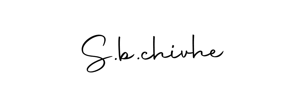 How to make S.b.chivhe signature? Autography-DOLnW is a professional autograph style. Create handwritten signature for S.b.chivhe name. S.b.chivhe signature style 10 images and pictures png
