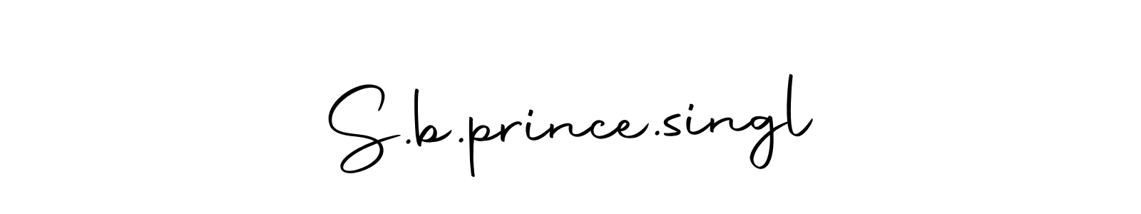 Make a beautiful signature design for name S.b.prince.singl. With this signature (Autography-DOLnW) style, you can create a handwritten signature for free. S.b.prince.singl signature style 10 images and pictures png